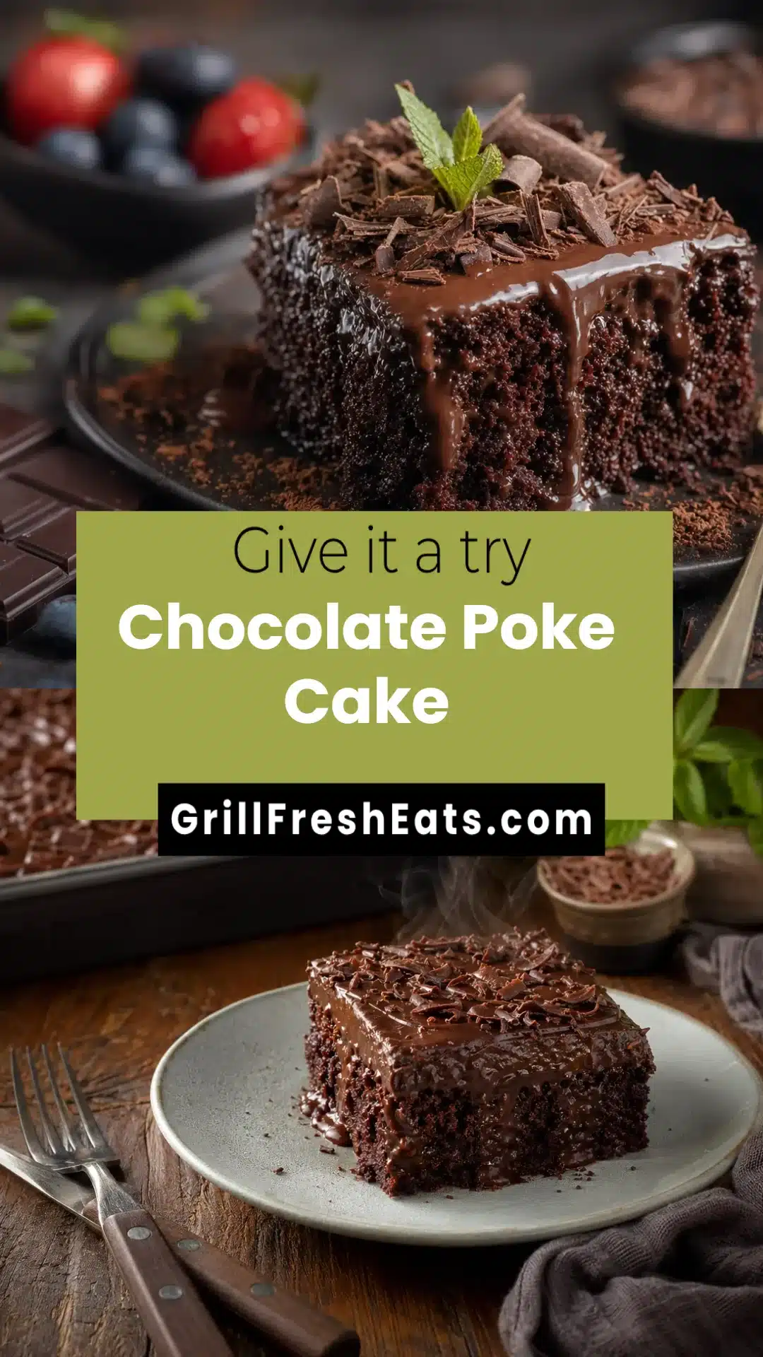 Chocolate Poke Cake