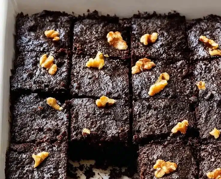 Classic Eggless Chocolate Brownies