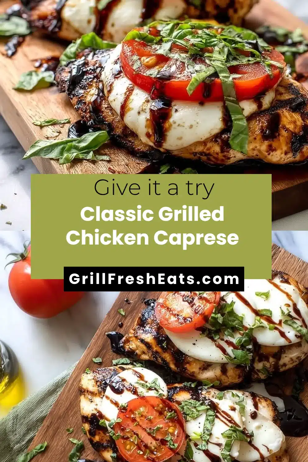 Classic Grilled Chicken Caprese