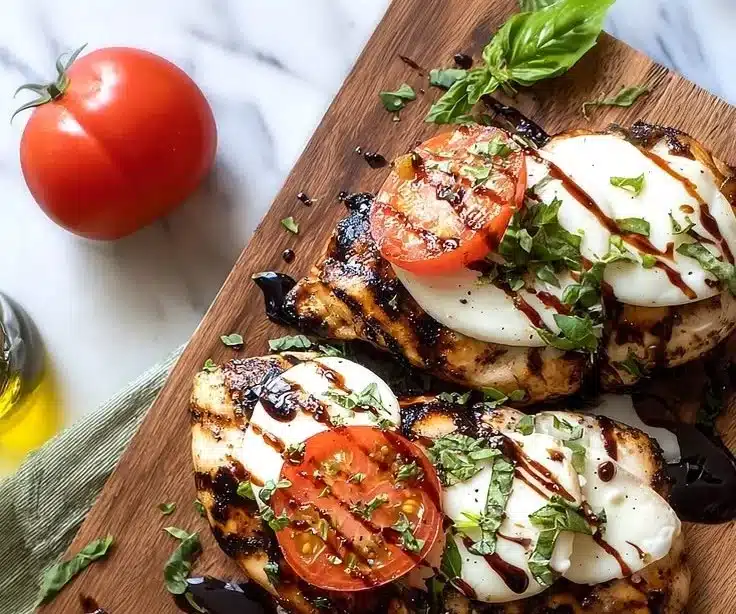Classic Grilled Chicken Caprese