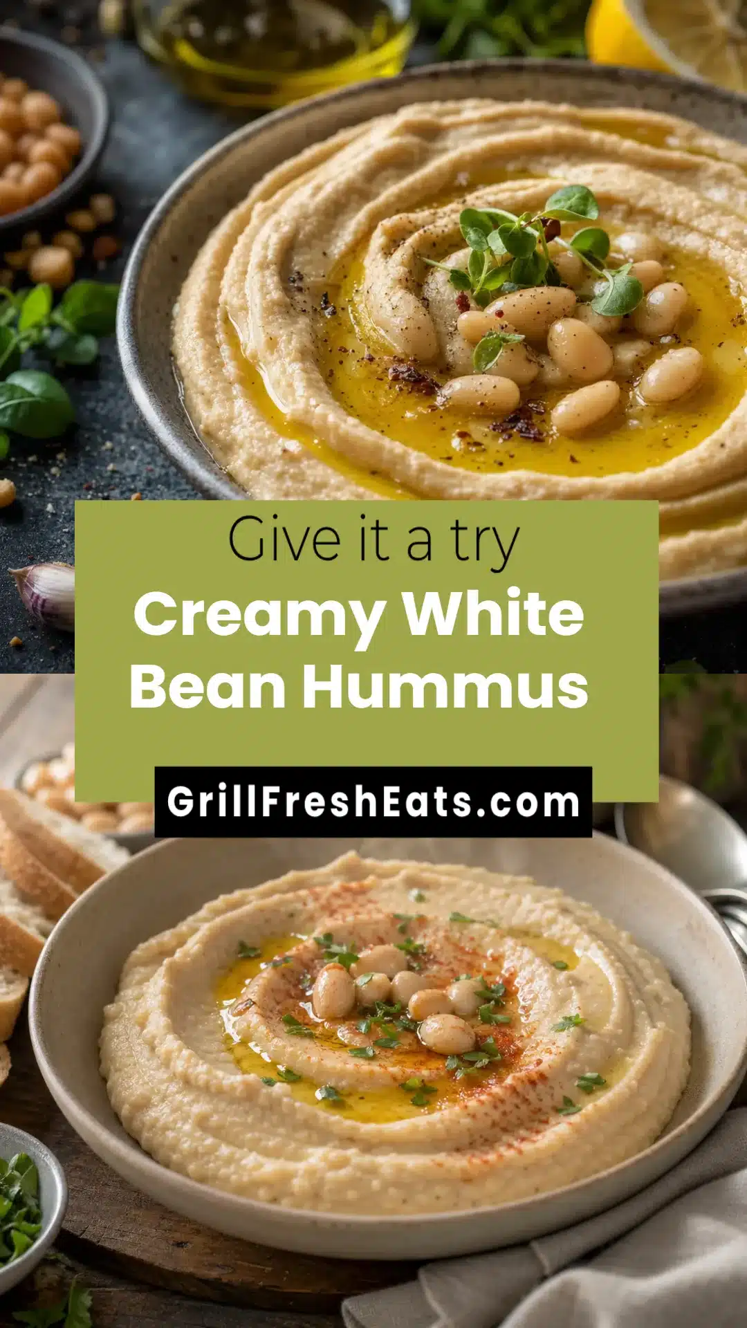 Creamy White Bean Hummus