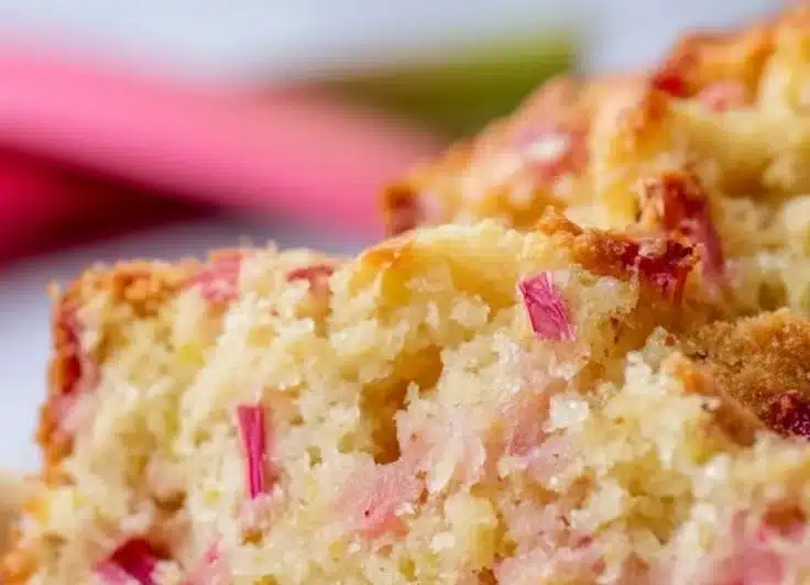 Delicious Lemon Rhubarb Bread - thegirlskitchen