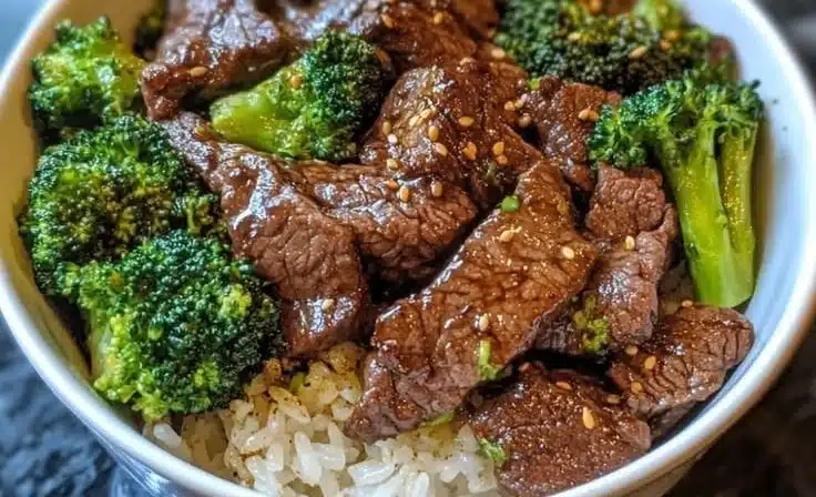 Easy Beef and Broccoli Healthy Bowl: Flavorful & Guilt-Free Meal