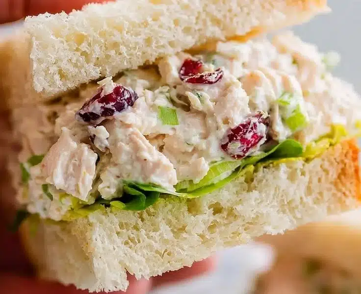 Easy Chicken Salad Tea Sandwiches
