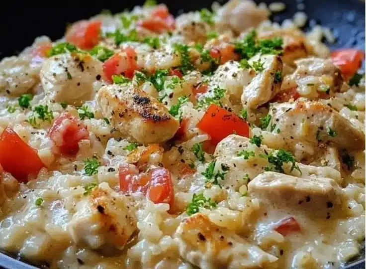 Easy Creamy Chicken Rice Skillet That Feels Like Home Cooking