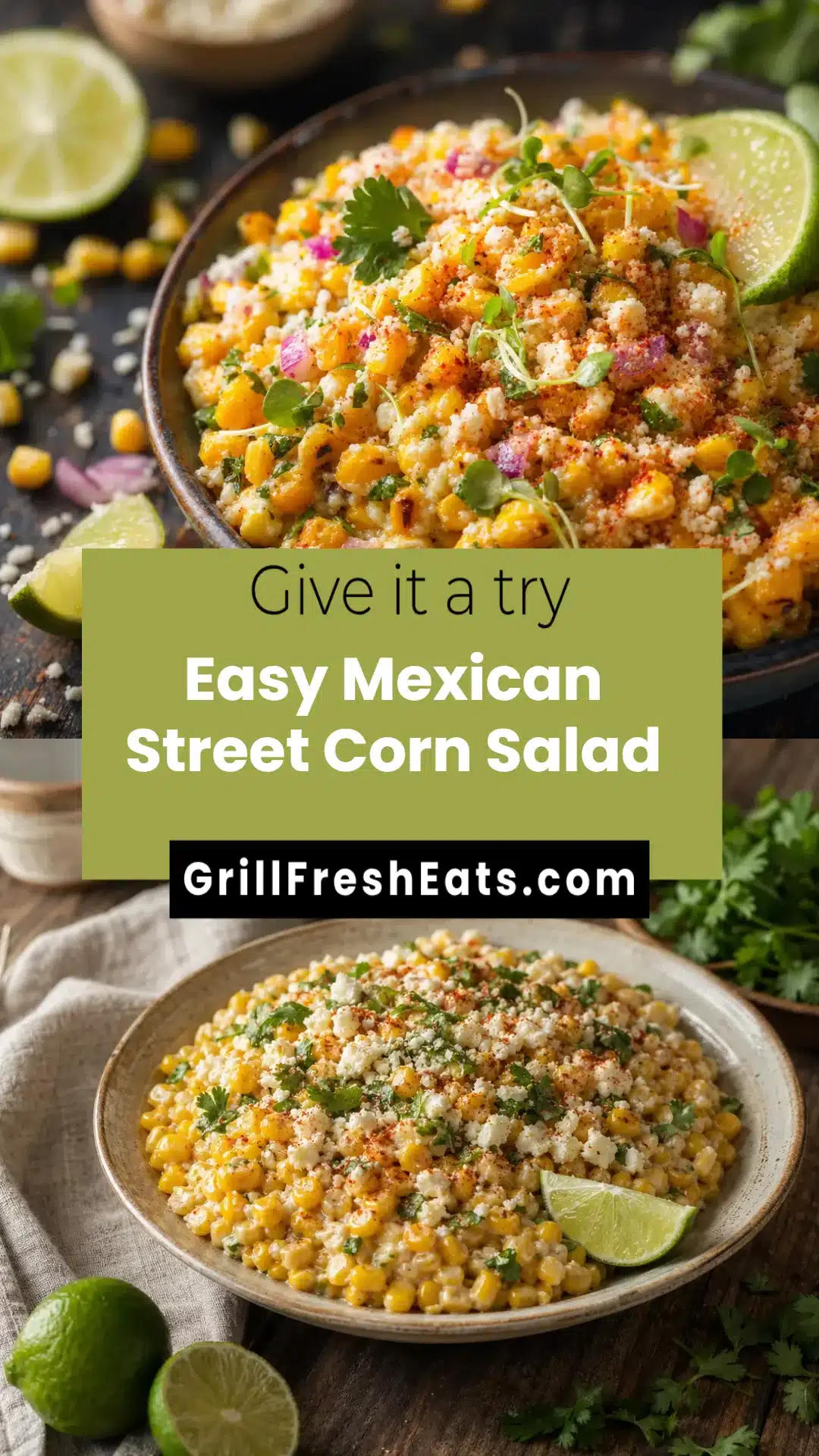 Easy Mexican Street Corn Salad