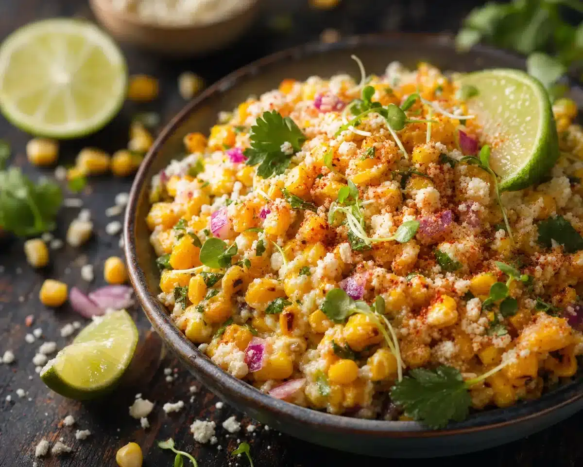 Easy Mexican Street Corn Salad
