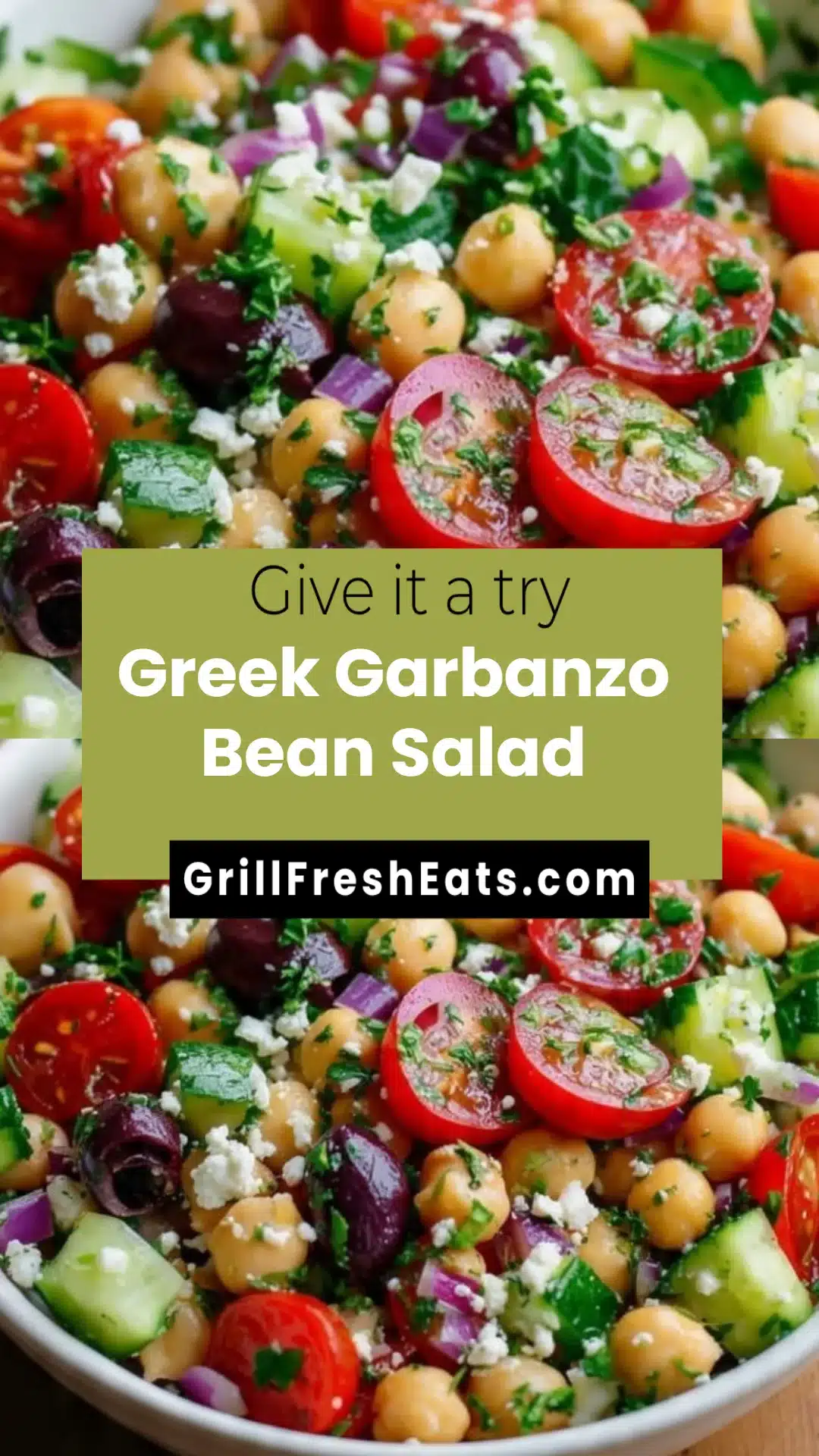 Greek Garbanzo Bean Salad
