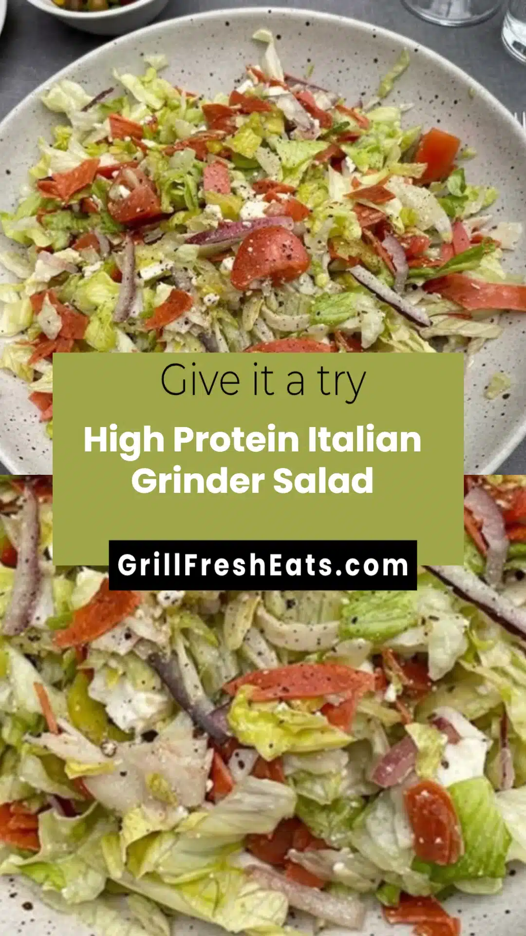High Protein Italian Grinder Salad