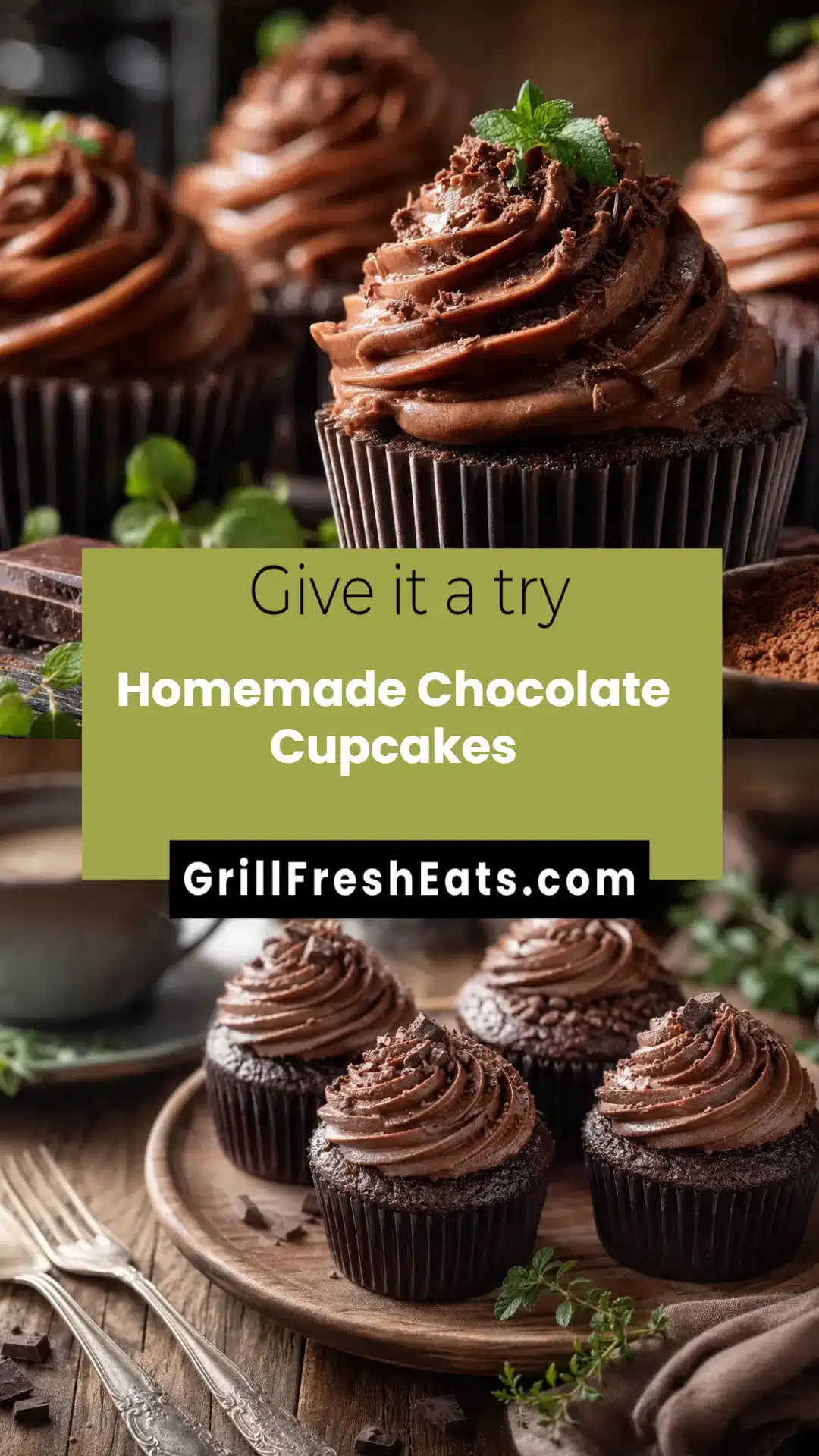 Homemade Chocolate Cupcakes