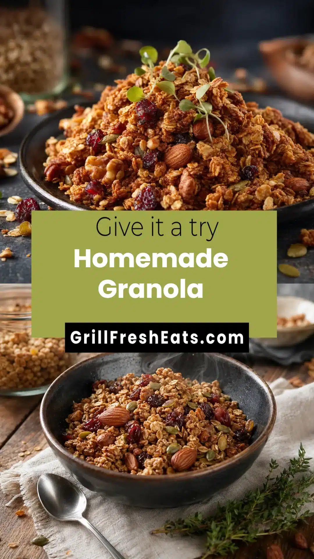 Homemade Granola 1 Homemade Granola