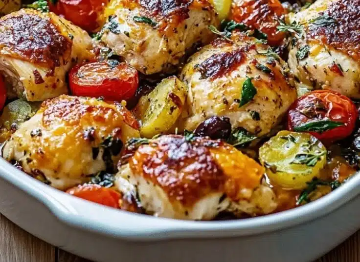 Mediterranean Chicken Bake