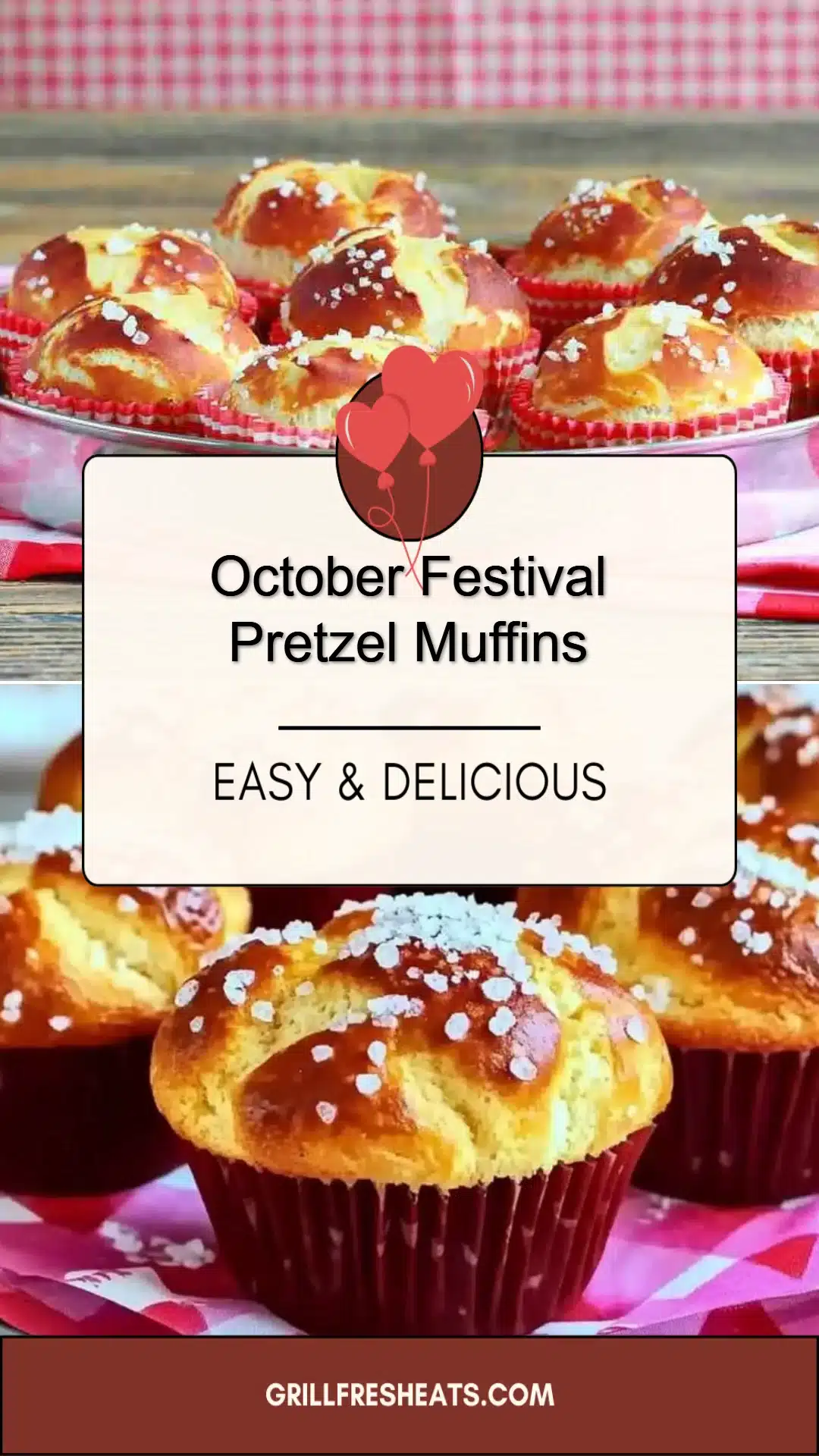 October Festival Pretzel Muffins