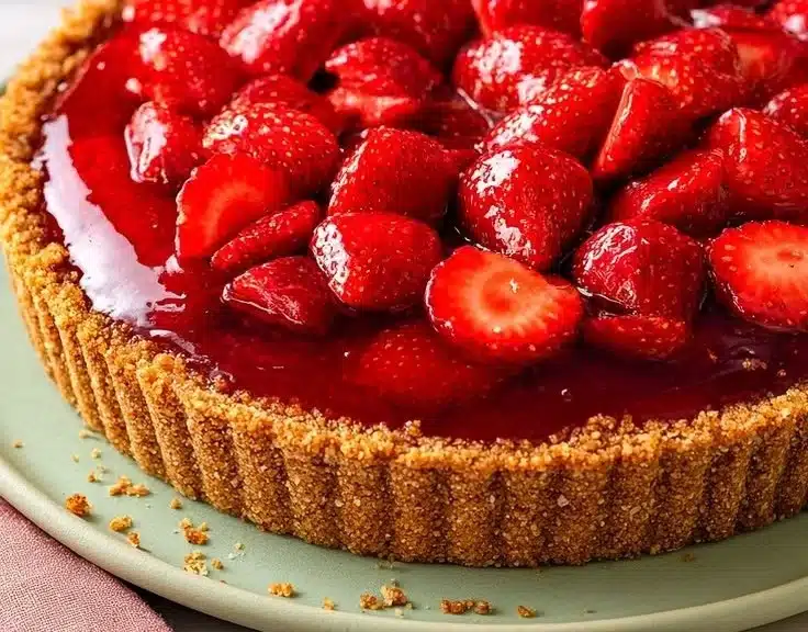 Perfect Strawberry Pie with Graham Cracker Crust