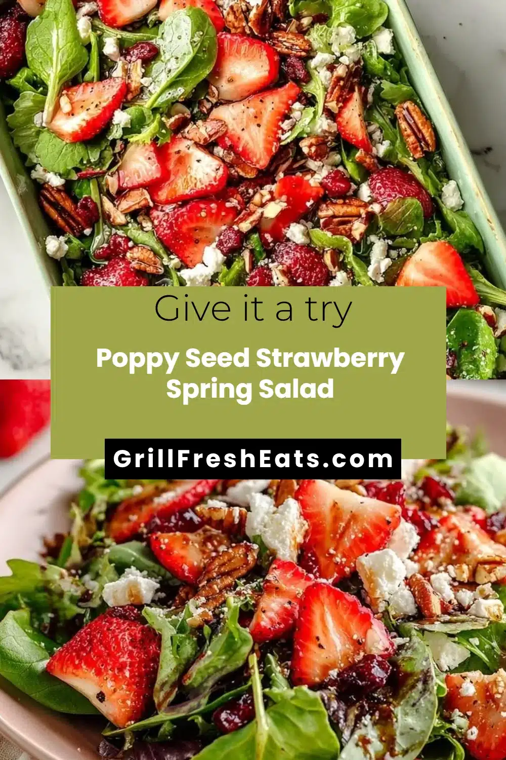 Poppy Seed Strawberry Spring Salad