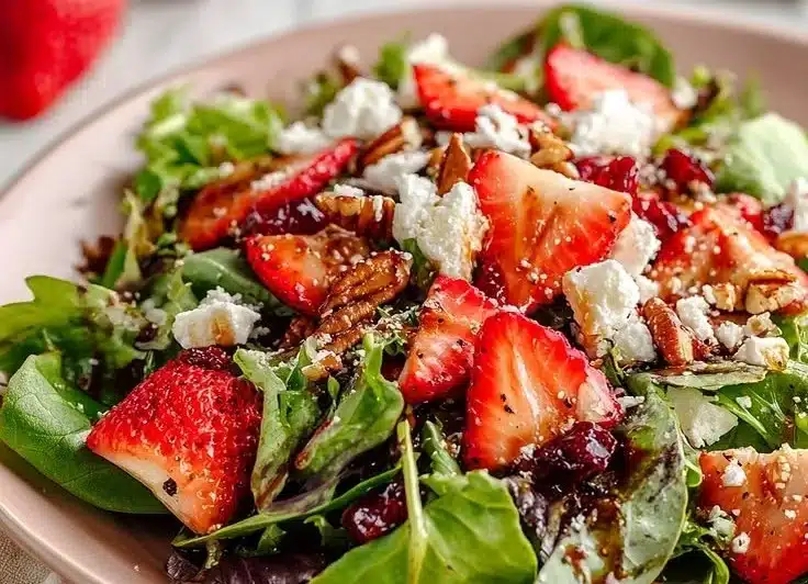 Poppy Seed Strawberry Spring Salad