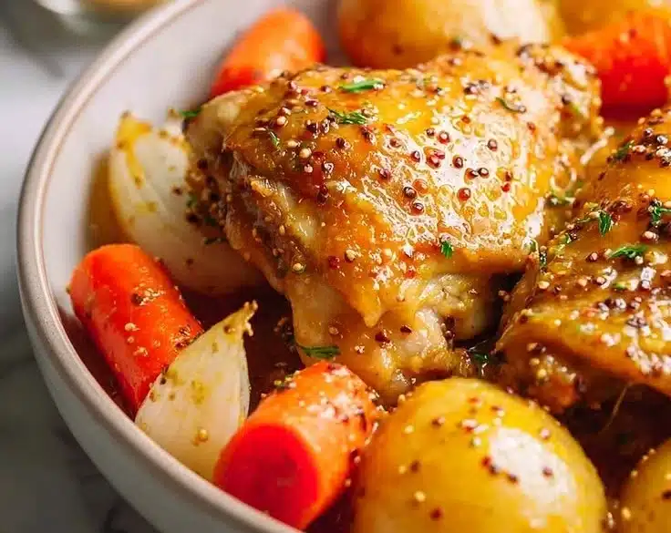 Simple Instant Pot Honey Mustard Chicken