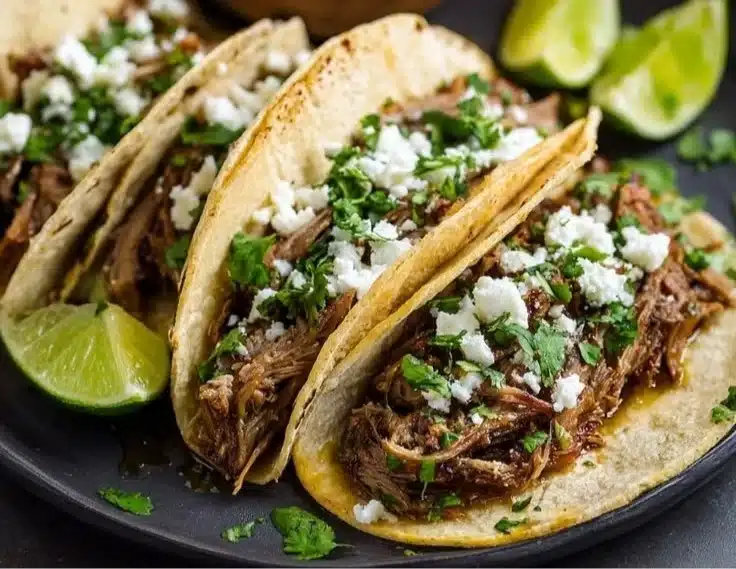 Slow Cooker Carnitas Tacos