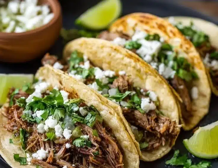 Slow Cooker Carnitas Tacos