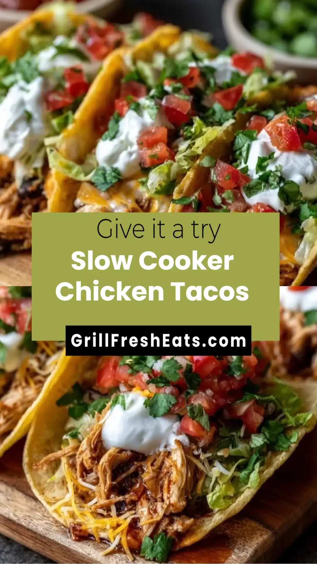 Slow Cooker Chicken Tacos