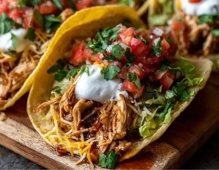 Slow Cooker Chicken Tacos
