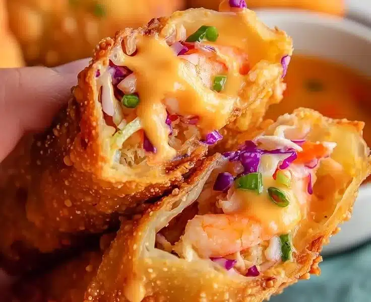 Spicy Bang Bang Shrimp Egg Rolls