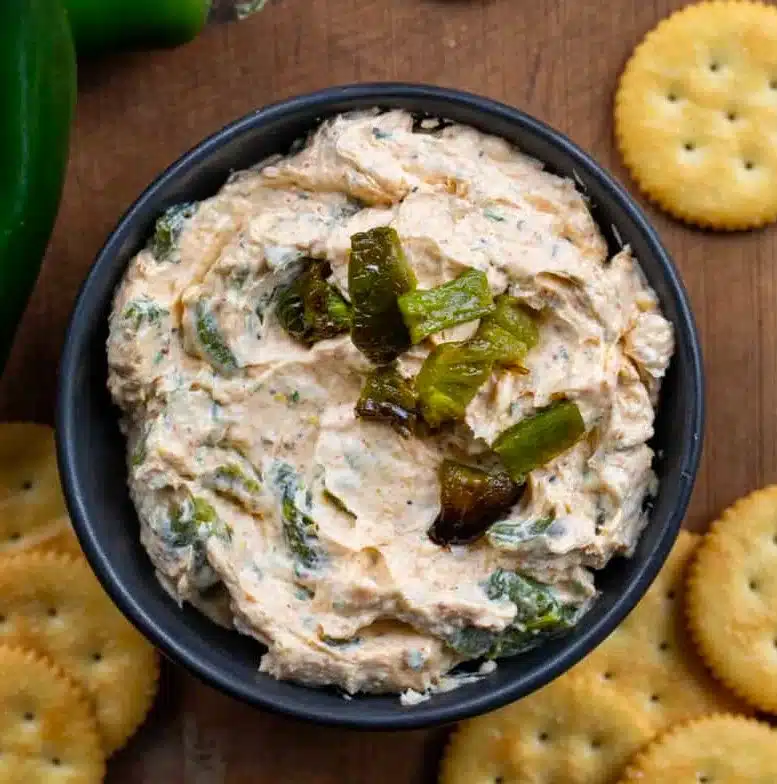 Spicy Roasted Jalapeño Cowboy Cream Cheese Dip