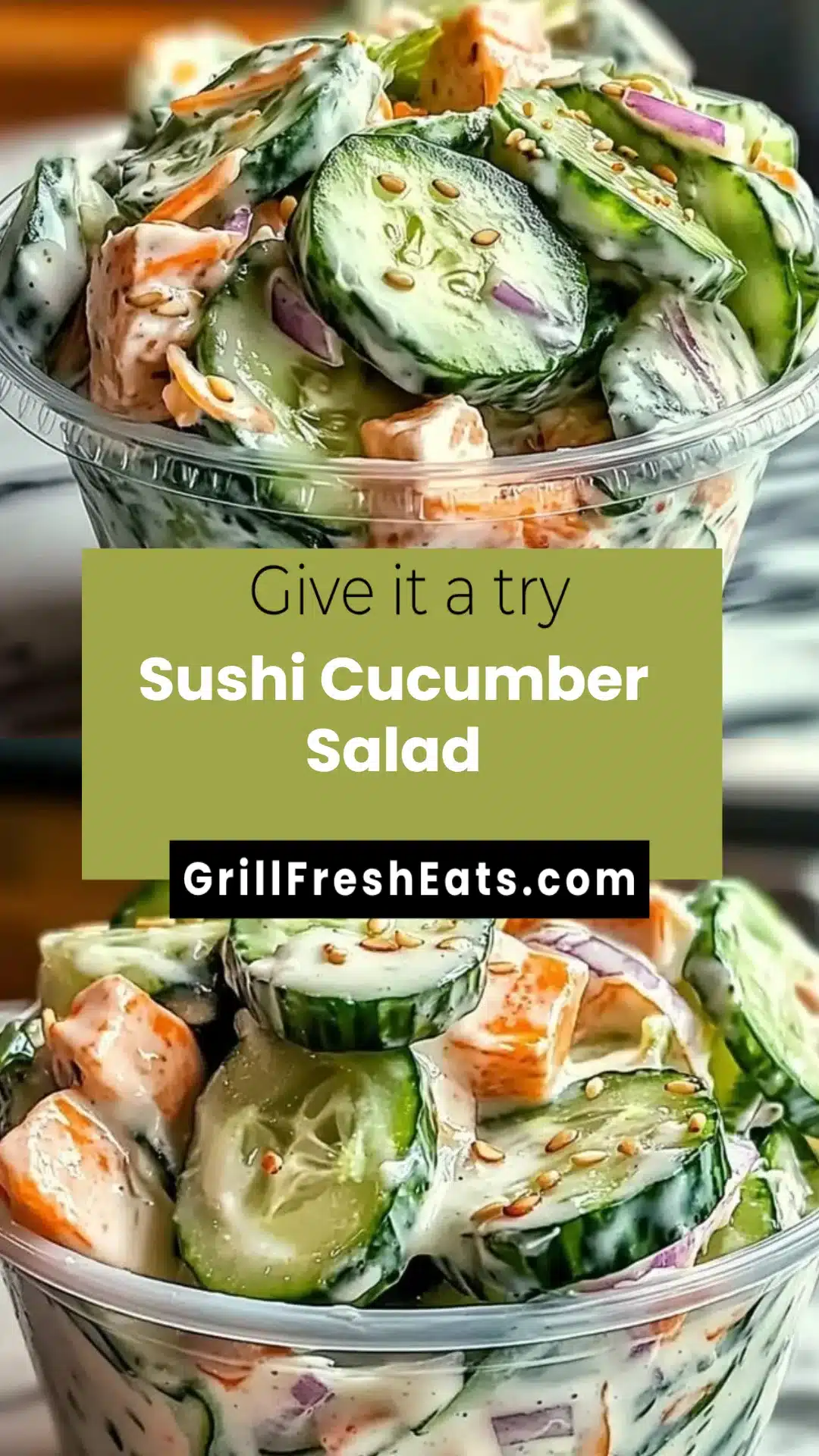 Sushi Cucumber Salad