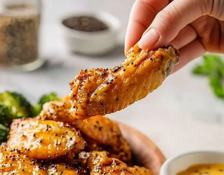 Sweet Honey Mustard Chicken Wings