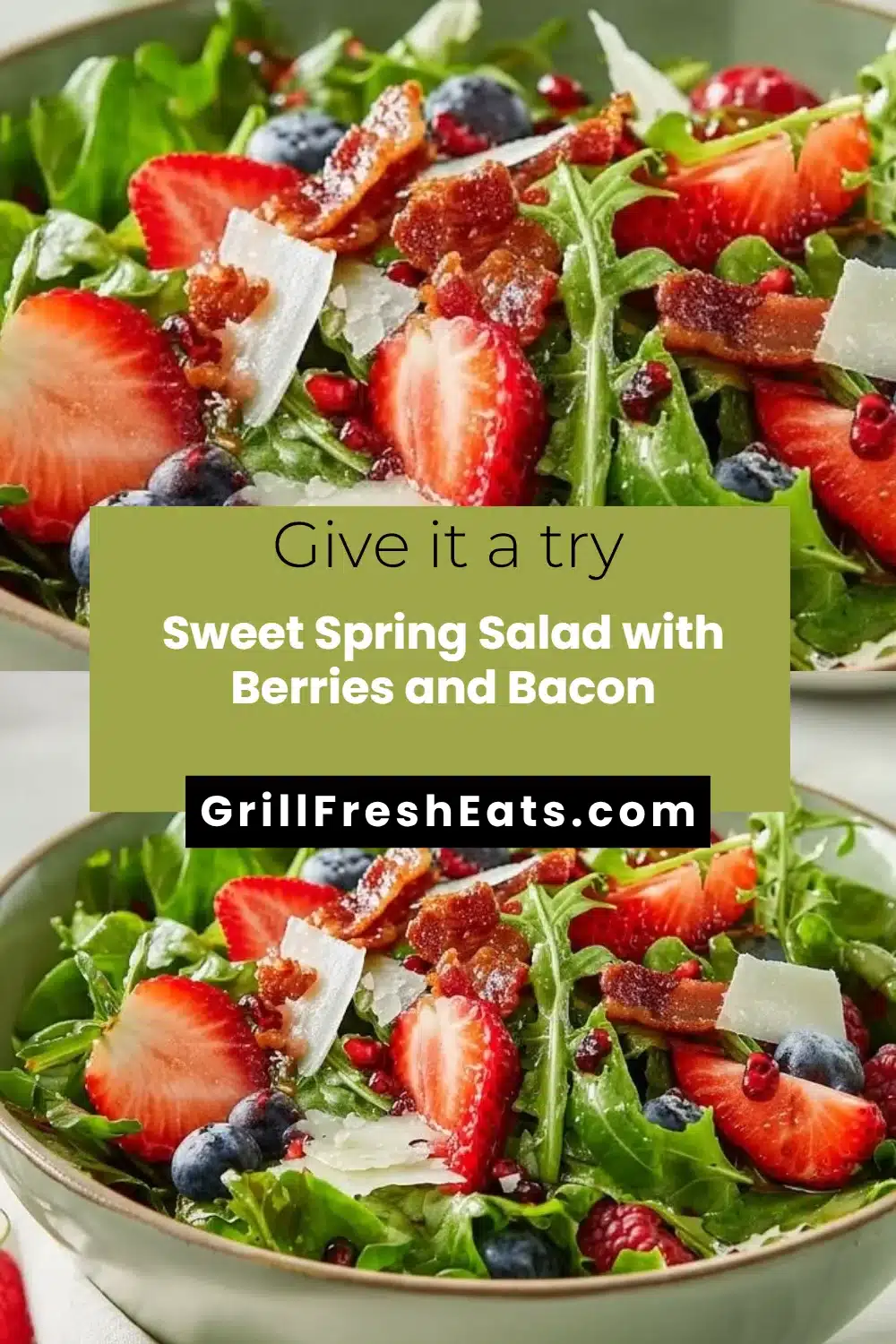 Sweet Spring Salad with Berries and Bacon