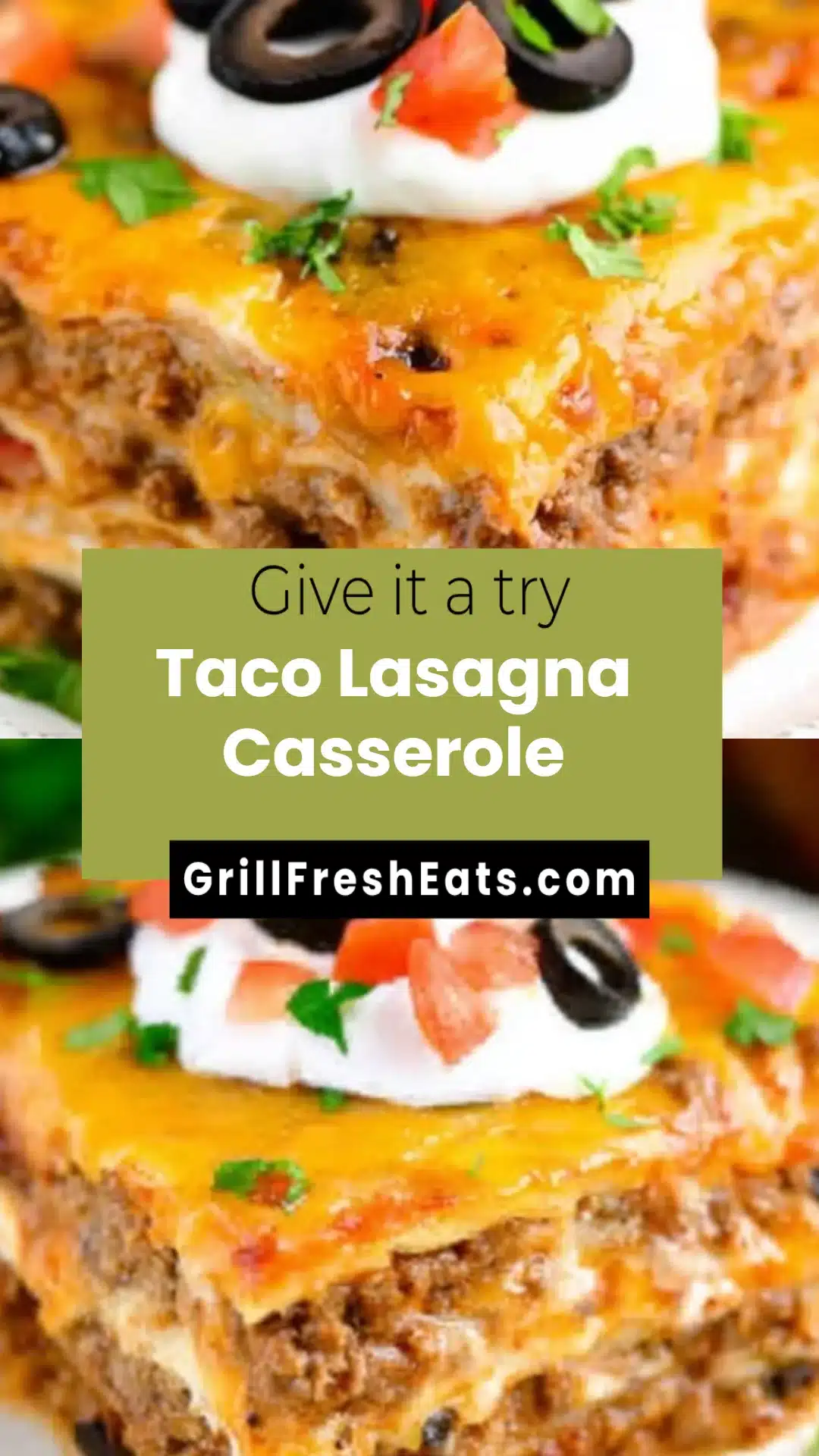 Taco Lasagna Casserole