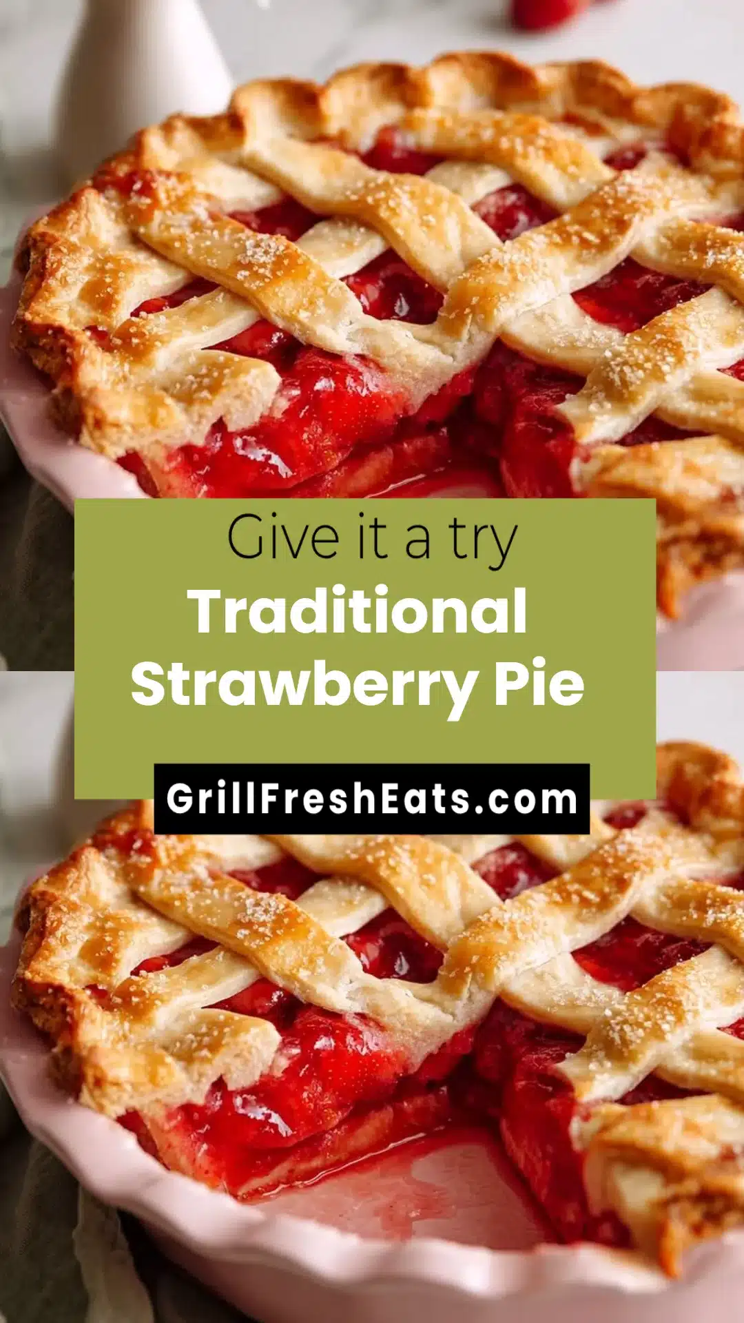 Traditional Strawberry Pie