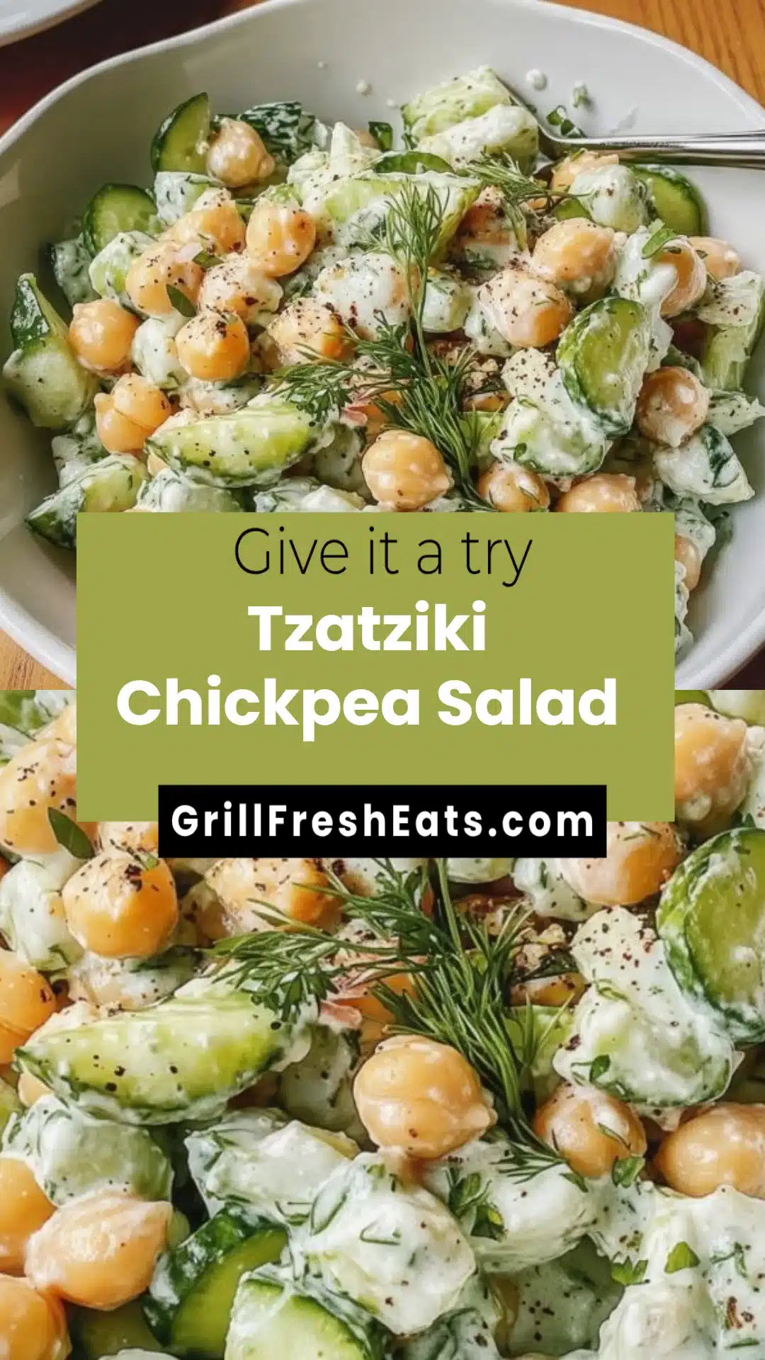 Tzatziki Chickpea Salad