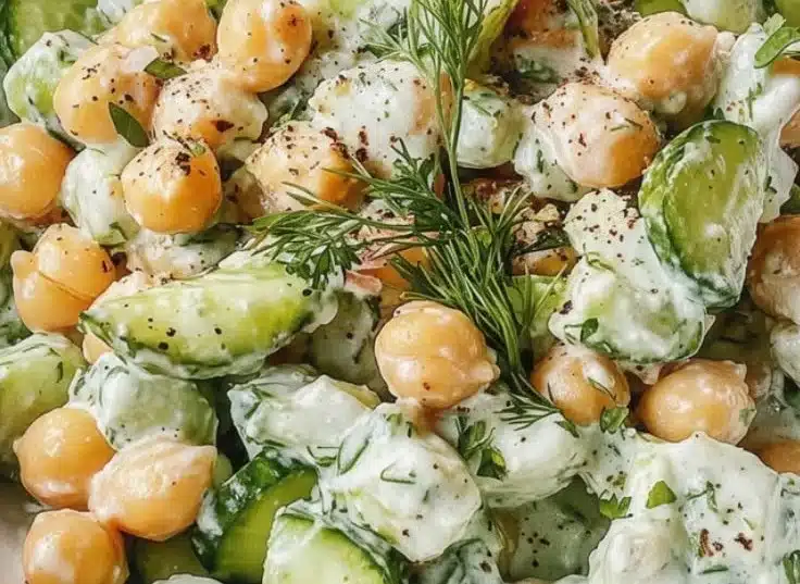 Tzatziki Chickpea Salad