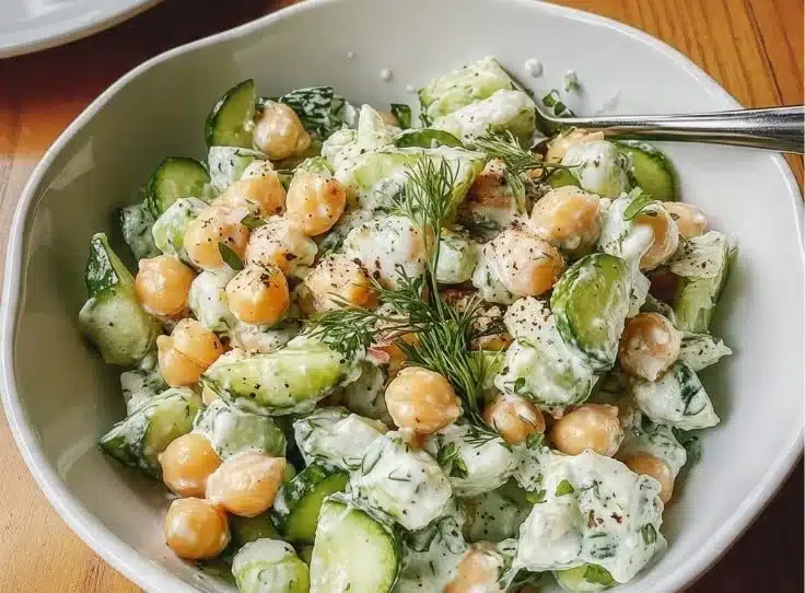 Tzatziki Chickpea Salad
