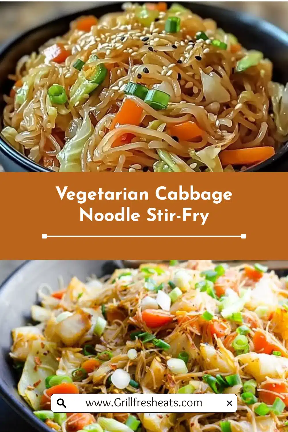 Vegetarian Cabbage Noodle Stir-Fry
