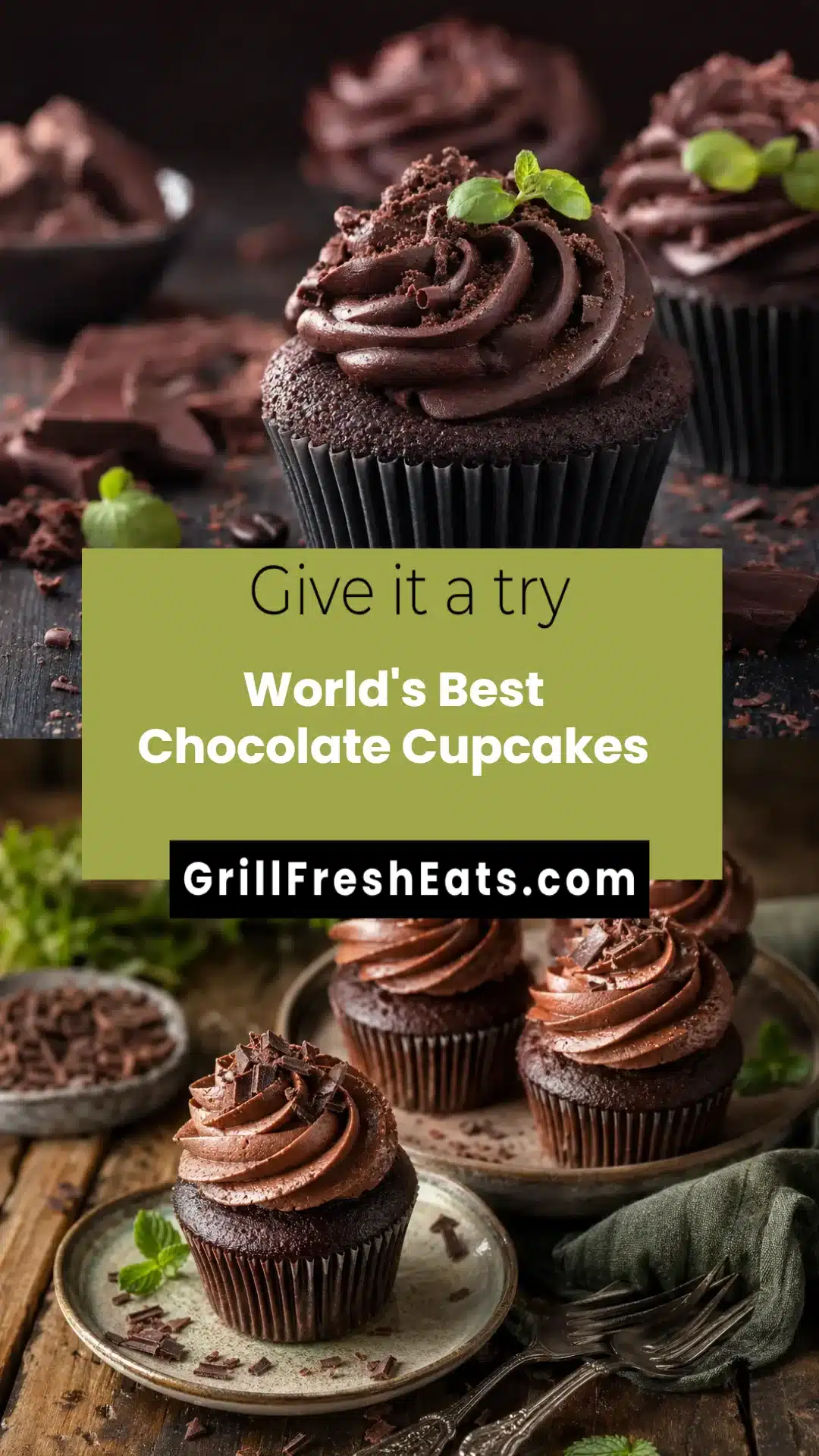 World's Best Chocolate Cupcakes