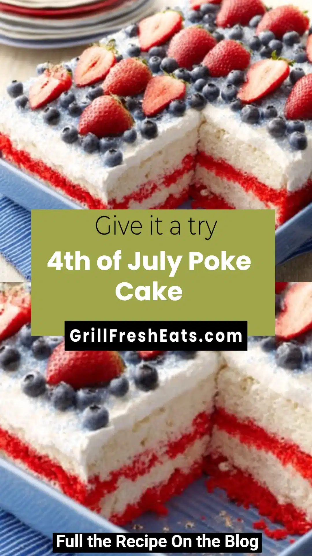 4th of July Poke Cake
