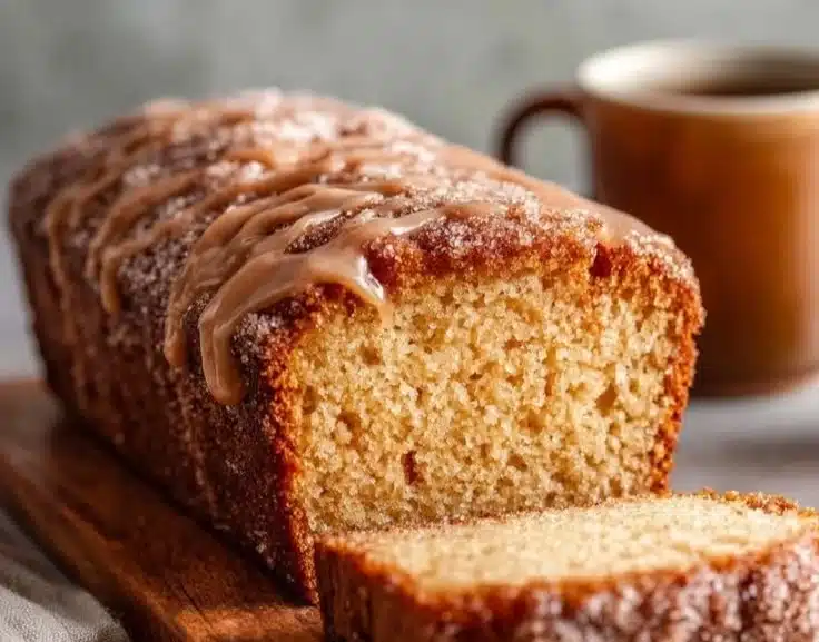 Apple Cider Doughnut Loaf Cake Pressure Cooker Style