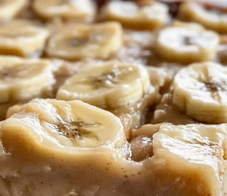 Banana Bars with Brown Butter Icing: Your Definitive Guide to English 4 Delicious banana bars topped with rich brown butter icing on a plate.