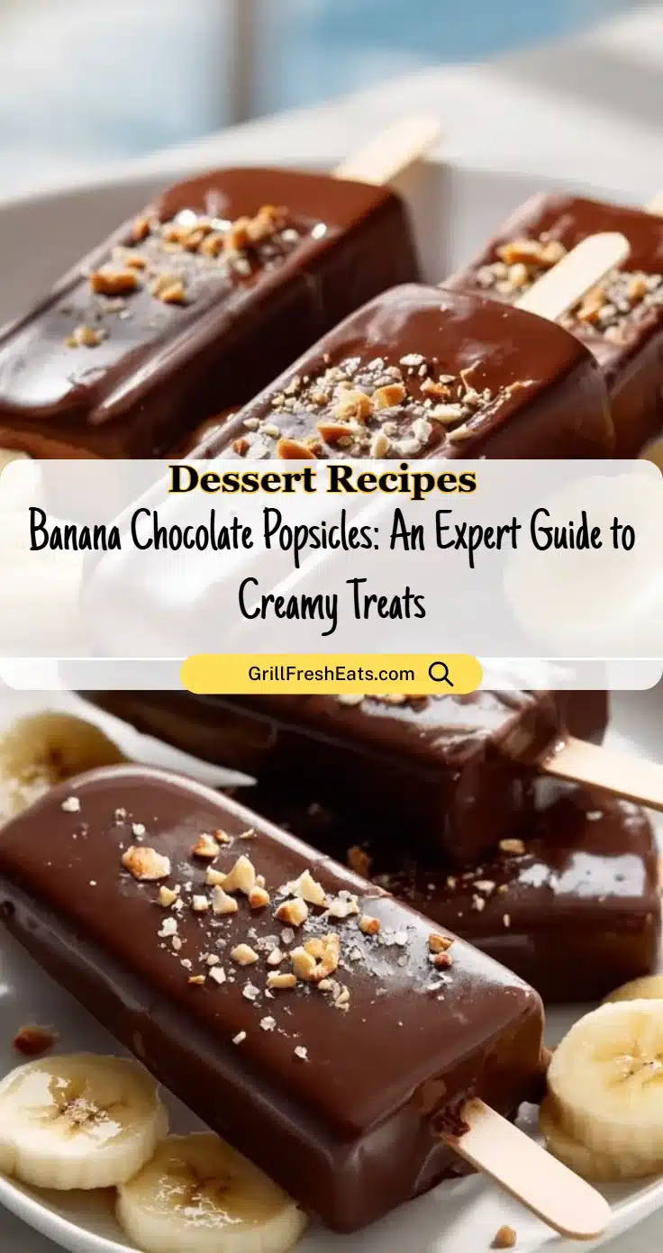 Banana Chocolate Popsicles: An Expert Guide to Creamy Treats 1 Banana Chocolate Popsicles: An Expert Guide to Creamy Treats