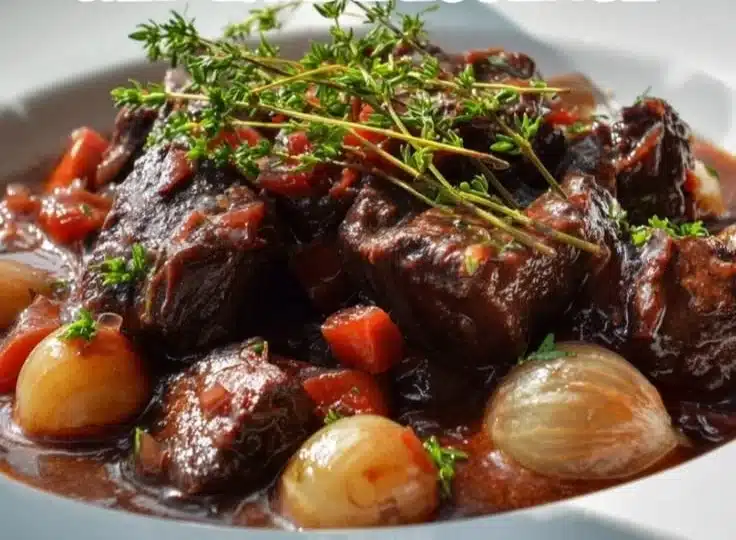 Beef Braised in Red Wine with Grape Essence
