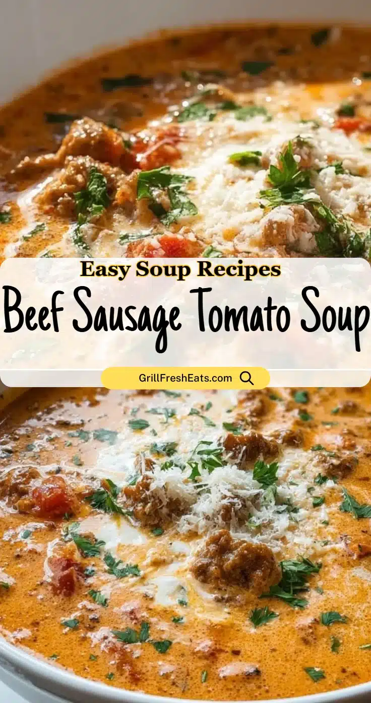 Beef Sausage Tomato Soup 1 Beef Sausage Tomato Soup