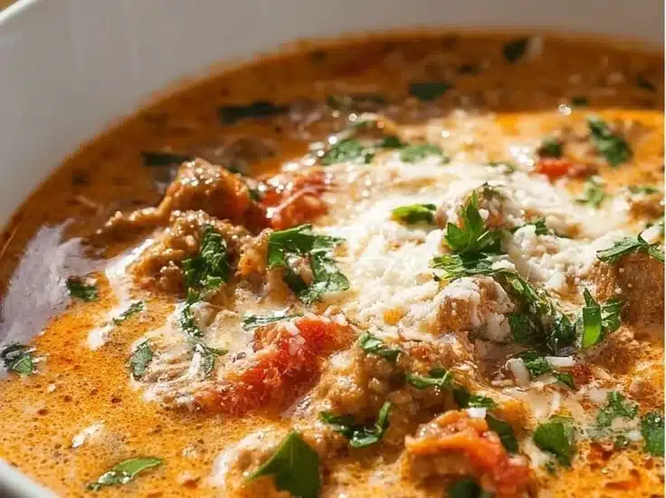 Beef Sausage Tomato Soup 2 Beef Sausage Tomato Soup
