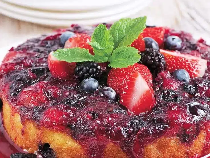 Berry Upside Down Cake