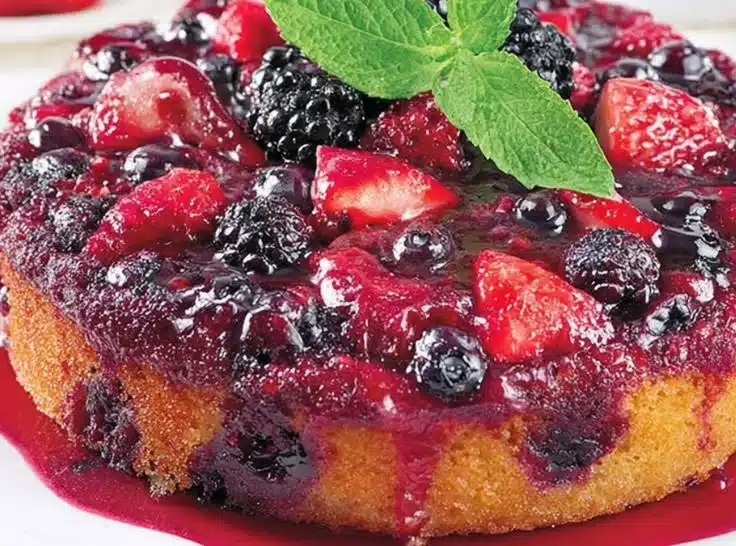 Berry Upside Down Cake