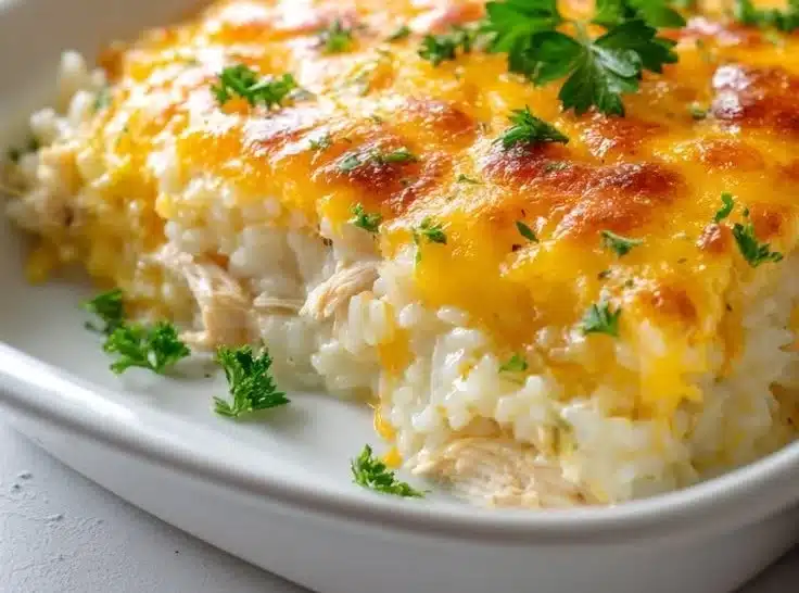 Creamy Chicken and Rice Casserole 3 Creamy Chicken and Rice Casserole