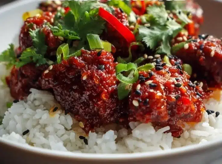 Crispy Beef in Spicy Chili Sauce