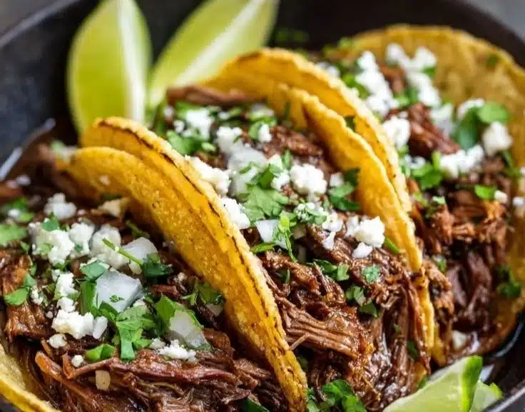 Crockpot Shredded Venison Tacos