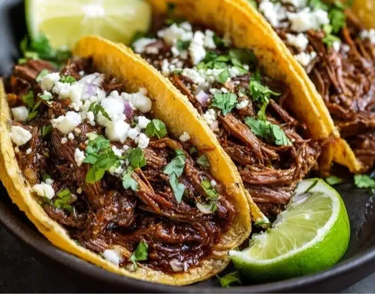 Crockpot Shredded Venison Tacos